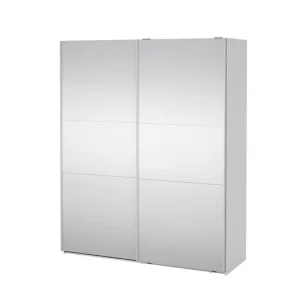 Köp nu Tvilum Takeru Garderob med Spegel 179x220 cm Vit - Förvaring
