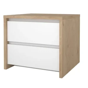 Säker betalning Tvilum Varun Sängbord 52 cm Vit - Möbler