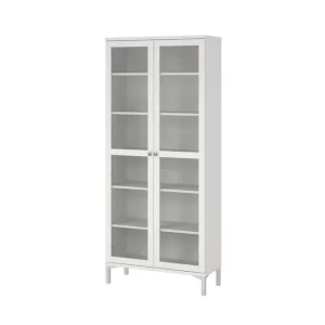 Tvilum Valnorin Vitrinskåp 89x203 cm Vit - Förvaring Begränsat erbjudande