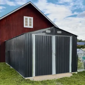 Plåtgarage 18m² Komplett Byggsats - Hus & renovering Populär