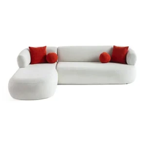 Kollumber Soffa med Divan 3-sits Vit - Möbler Kundfavorit