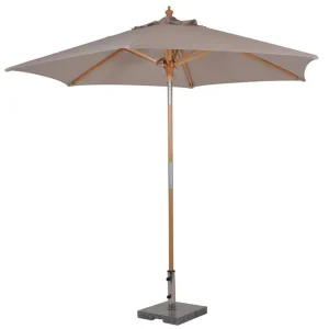 Billigare Fritab Parasoll Fritab Lille 250cm med 38 mm trästativ - Utemöbler