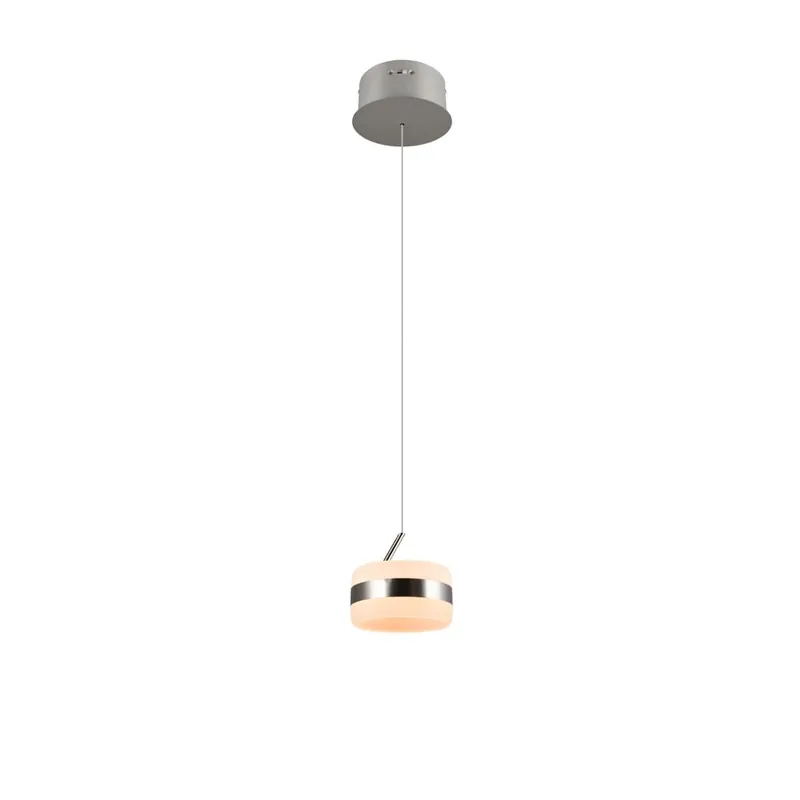 Erbjudande Trio Lighting Pendel TRIO Dios 1 lampa, Borstad Stål - Belysning & el