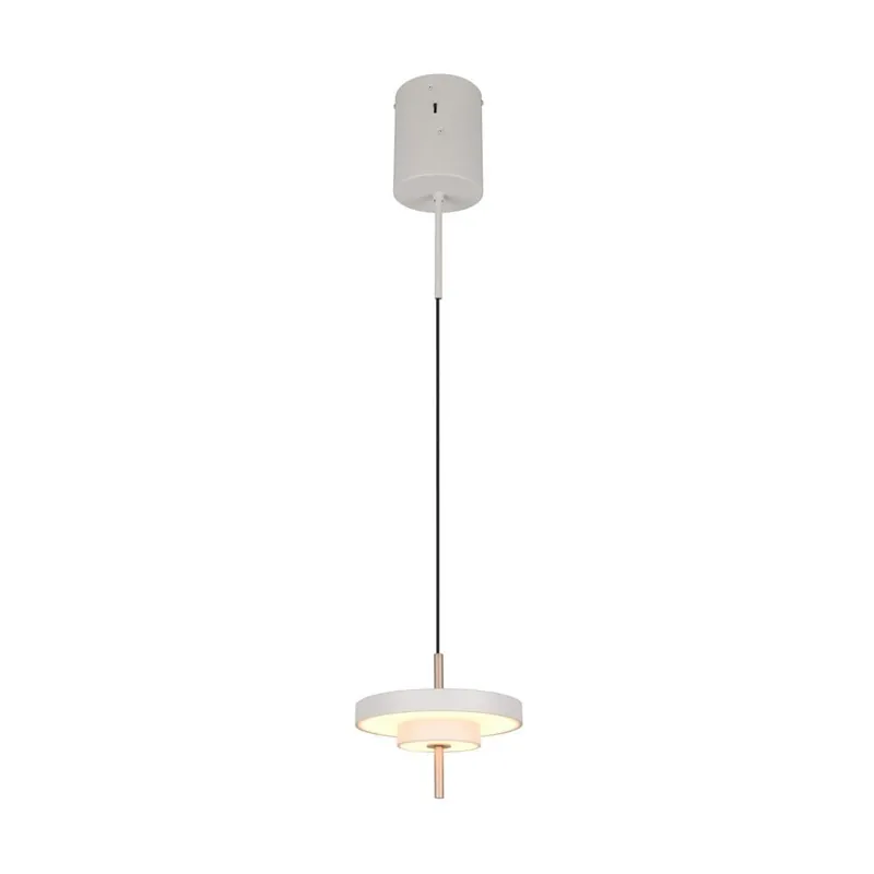 Billigare Trio Lighting Pendel TRIO Keaton 1 lampa 20 cm, Varm Grå - Belysning & el