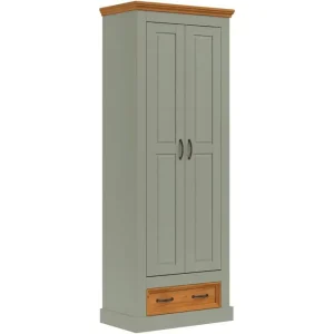 Nyhet Loft24 Selma Garderob 70x185 cm Grön - Förvaring