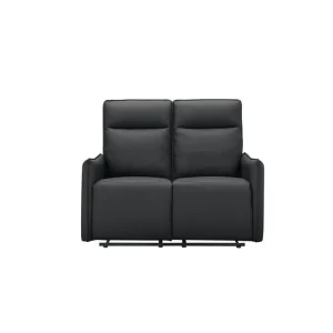 Begränsat antal Loft24 Lugo Reclinersoffa 2-sits Svart - Möbler