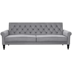 Outlet Loft24 Bäddsoffa utan divan & schäslong Loft24 Tyne Bäddsoffa 3-sits Grå - Möbler