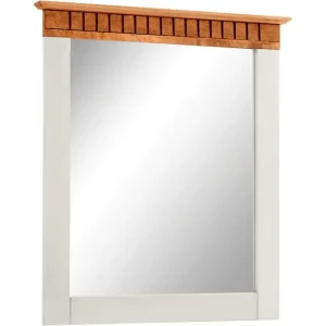 Loft24 Lisa Vägghängd Spegel Rectangulär 60x70 cm Vit - Inredning Endast denna vecka