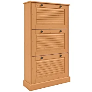 Rabatt Loft24 Mille Skoskåp 75x130 cm Brun - Förvaring