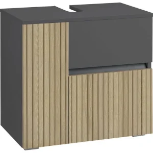 Snabb frakt Loft24 Wisla Tvättställsskåp 60 cm Natur - Hus & renovering