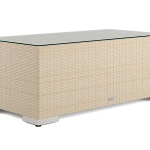 Comfort Garden Bahamas Soffbord Utomhus 113x58 cm Konstrotting Beige - Utemöbler Rea