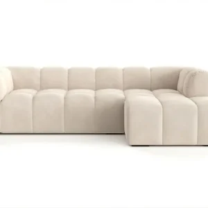 Marlow 3-sits Bubblig Divansoffa höger Beige - Möbler Lägg i varukorgen