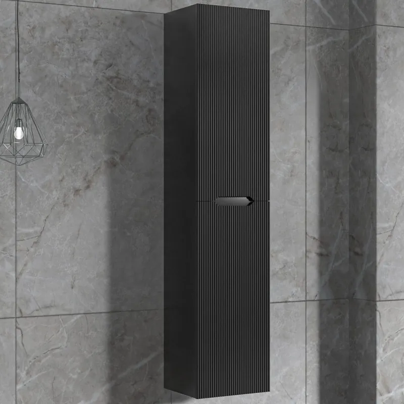 Högskåp badrum 160x35cm | Vägghängt | Tuba - Hus & renovering Rabatt
