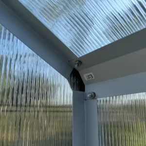 Handla nu Växthus 18m² Premium | Extra hög takhöjd | 6mm kanalplast - Trädgård & spabad