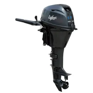 I lager Båtmotor 9,8 hk | 2-Cylindrig 4-Takt | 12 L Bränsletank | Tillerhandtag - Sport & fritid