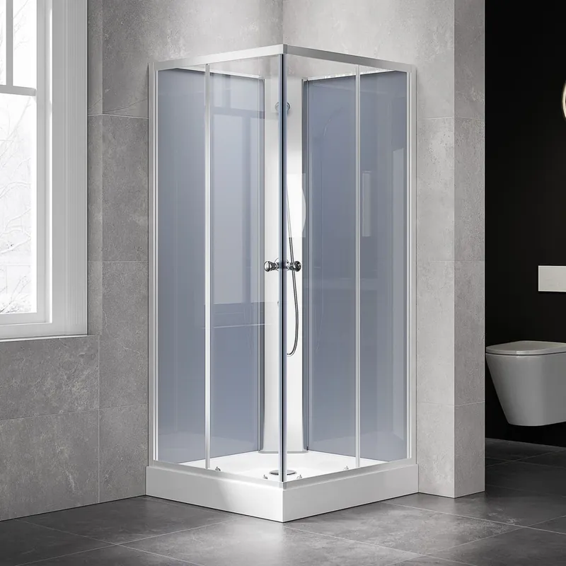 Duschkabin 80x80x203cm | Komplett - Aluminiumprofil - Hus & renovering Erbjudande