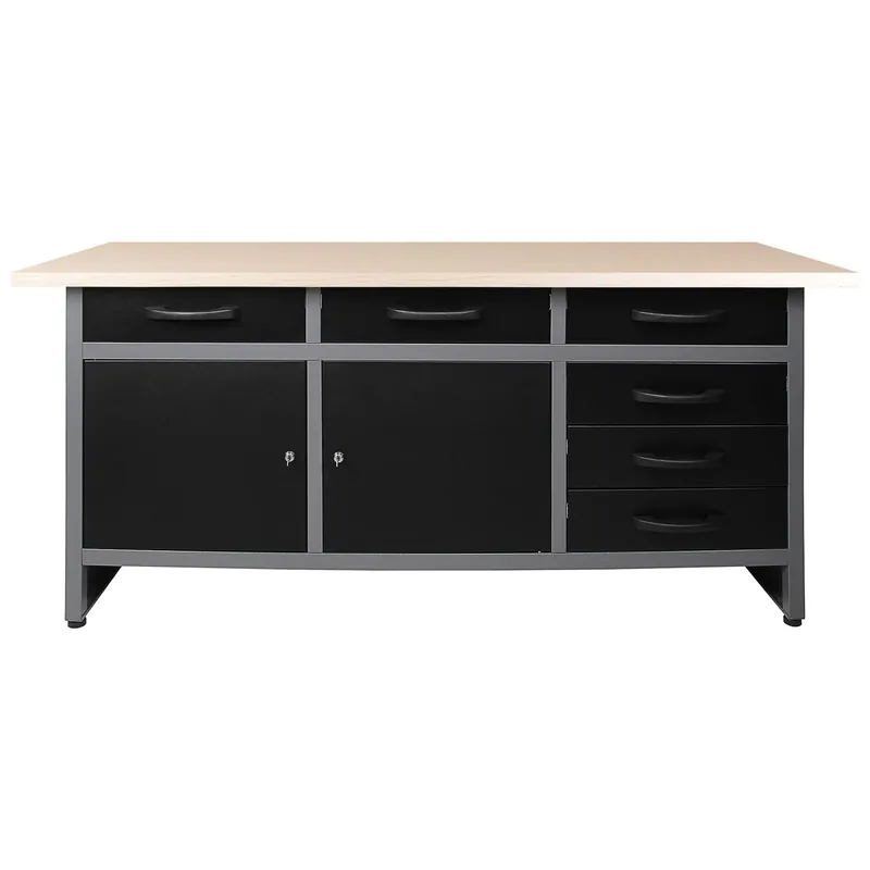 Billigare Verkstadsmöbel med arbetsbänk och förvaring Metalcraft - Hus & renovering