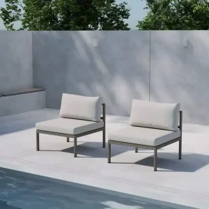 Rabatt Venture Home Mittmodul Copacabana 70 cm Utomhus Brun - Utemöbler