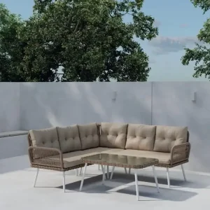 Venture Home Hörnsoffset Ibiza Utomhus Beige - Trädgård & spabad Reapris
