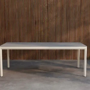 Venture Home Rektangulärt Matbord Lino 220 cm Utomhus Beige - Utemöbler Handla nu
