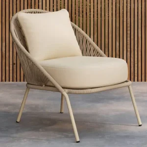 Venture Home Fåtölj Lindos Utomhus Beige - Utemöbler Rabatt