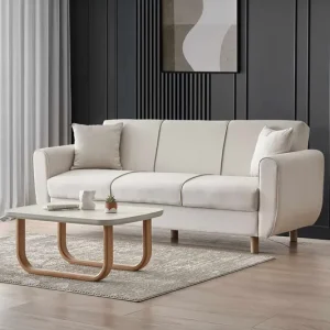 Snabb leverans Torlan 3-sits Soffa Beige - Möbler