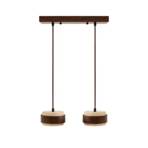 Loloura Pendellampa Beige Valnöt - Belysning & el Beställ nu
