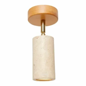 Lägg i varukorgen Nurtane Taklampa Beige Och Ek - Belysning & el