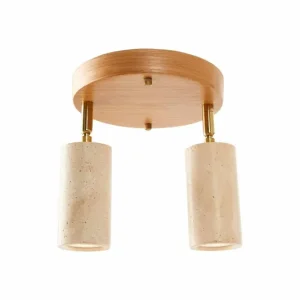 Kampanj Nurtane Taklampa Beige Och Ek - Belysning & el
