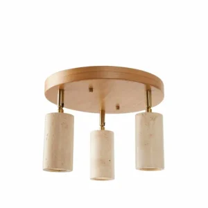 Begränsat antal Nurtane Taklampa Beige Och Ek - Belysning & el
