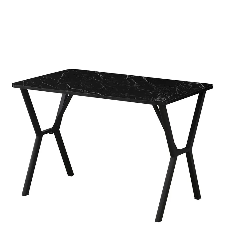 Bästa pris Krylor Matbord 110 cm Rektangulär Svart - Möbler