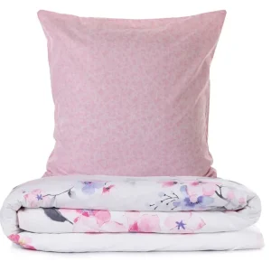 Suehiro Bäddset 240x220 cm Rosa Vit Lila - Textil & mattor Kundfavorit