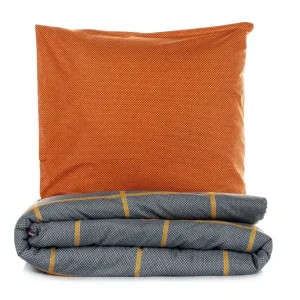Wilmaake Bäddset 240x220 cm Kanel Mörkblå - Textil & mattor Reapris