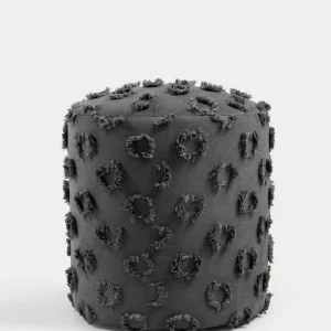 Endast idag Meric Sittpuff 40 cm Rund Antracit - Möbler
