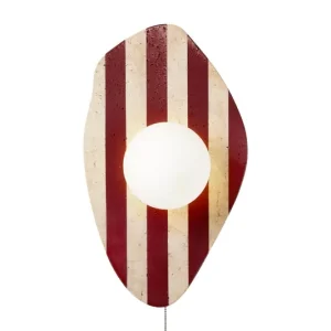 Sista chansen Torlic Vägglampa 10 cm Beige, Vit, Röd - Belysning & el