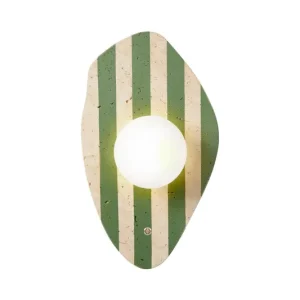 Javoren Vägglampa 10 cm Beige Vit Grön - Belysning & el Lågt pris