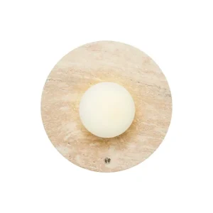 Fynd Kummer Vägglampa 12 cm Rund Beige - Belysning & el