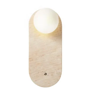 Kampanj Kummer Vägglampa 10 cm Oval Sliten Beige Vit - Belysning & el