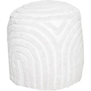 Mirello Puff 45 cm rund Vit - Möbler Handla nu