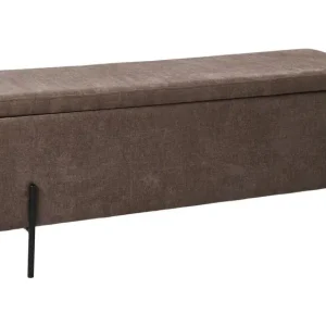 Brewster Bänk m förvaring 120 cm Brun - Möbler Rea