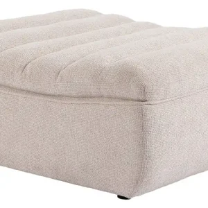 Sänkt pris Valdoro Fotpall i tyg 120 cm Beige - Möbler