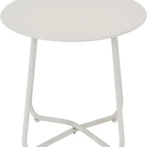 Utomhussidobord Seville rund Ø45 cm Korallsand - Utemöbler Fri frakt