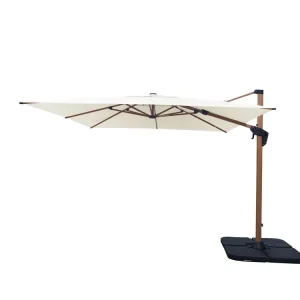 Parasoll för utomhusbruk Rio de-luxe parasoll Ø 3 m beige - Utemöbler Begränsat erbjudande