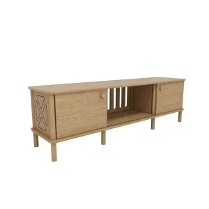 Köp online Sunira TV-bänk 180 cm Ek - Möbler