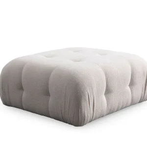 Begränsad tid Yvara Sittpuff 100 cm Vit - Möbler