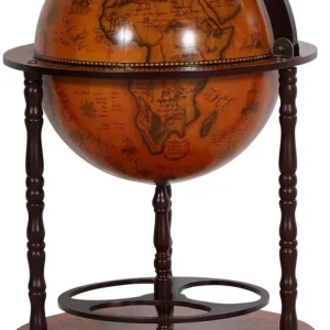 Extra rabatt Barglob - Da Vinci - Jordglob som bar brun - Möbler