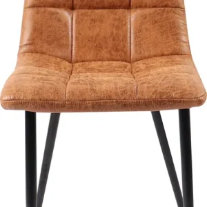 Eksjö stol i Cognac microfiber Cognac - Möbler Kundfavorit