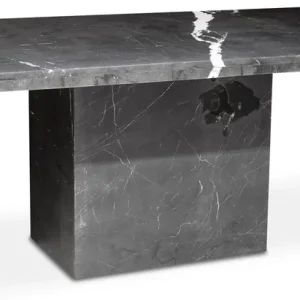 Kampanjpris Pegani matbord i marmor 215x110 cm - Underrede Marmor (grå med vit ådring) - Möbler