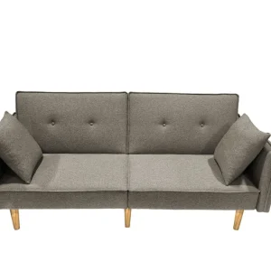 Signe bäddsoffa 3-sits - Brungrå Ljusbrun - Möbler Kampanjpris