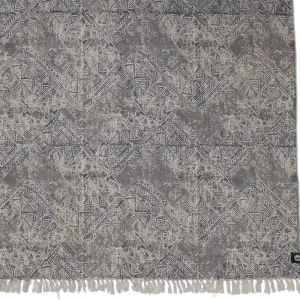 Stentvättad bomullsmatta Eton - 135x190 cm grå - Textil & mattor Billigare